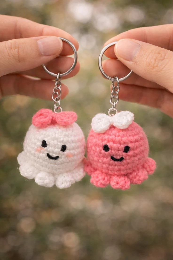 Octopus Keychain Set