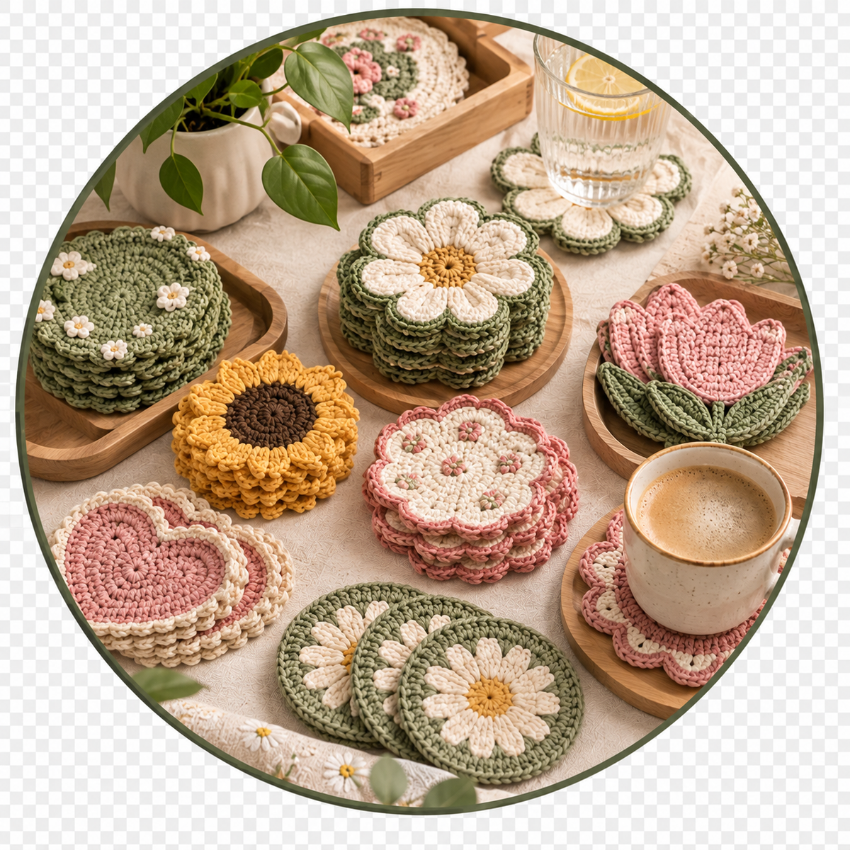 Crochet Coasters
