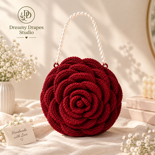 Rose Crochet Bag