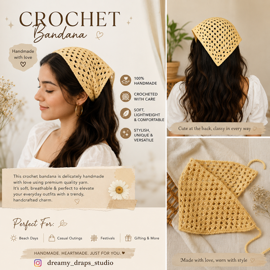 Crochet Bandana