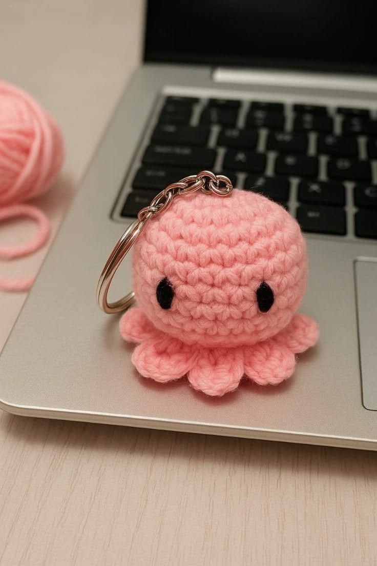 Octopus Keychain
