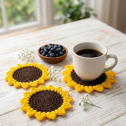 Sunflower Coaster