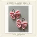 Crochet Bow keychain